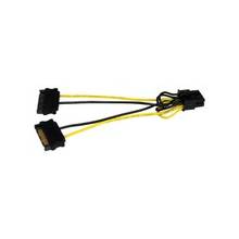 StarTech.com 6in SATA Power to 8 Pin PCI Express Video Card Power Cable Adapter - 6 - SATA - PCI-E