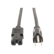 Tripp Lite 4ft Power Cord Cable 5-15P to C15 Heavy Duty 15A 14AWG 4' - (NEMA 5-15P to IEC-320-C15) 4-ft.