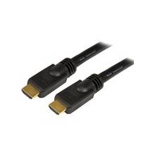 StarTech.com 25 ft High Speed HDMI Cable - HDMI to HDMI - M/M - HDMI for Audio/Video Device, TV, Projector, Optical Drive - 25ft - 1 Pack - 1 x HDMI Male Digital Audio/Video - 1 x HDMI Male Digital Audio/Video - Gold-plated Connectors, Gold-plated Contac