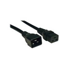 Tripp Lite 10ft Power Cord Extension Cable C19 to C20 Heavy Duty 20A 12AWG 10' - 20A, 12AWG (IEC-320-C19 to IEC-320-C20) 10-ft."