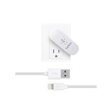 Belkin Dual Swivel Charger with Lightning to USB Cable (10 Watt/2.1 Amp Per Port) - 10 W Output Power - 5 V DC Output Voltage - 2.10 A Output Current