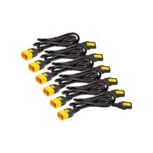 APC Power Cord Kit (6 ea), Locking, C13 to C14, 1.8m, North America - 10 A Current Rating - Black