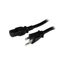 StarTech.com 8 ft Heavy Duty 14 AWG Computer Power Cord - NEMA5-15P to C15 - 125 V AC Voltage Rating - 15 A Current Rating - Black