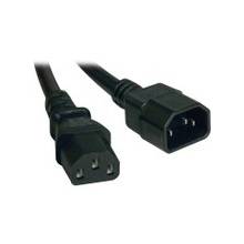 Tripp Lite 8ft Computer Power Cord Extension Cable C14 to C13 10A 18AWG 8' - 10A, 18AWG (IEC-320-C14 to IEC-320-C13) 8-ft."