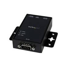 StarTech.com 1 Port RS232 Serial to IP Ethernet Converter / Device Server - Aluminum - 1 x Network (RJ-45) - 1 x Serial Port - Fast Ethernet - Rail-mountable, Wall Mountable