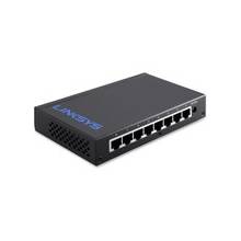 Linksys 8 Port Desktop Gigabit Switch - 8 Ports - 10/100/1000Base-T - 2 Layer Supported - DesktopLifetime Limited Warranty