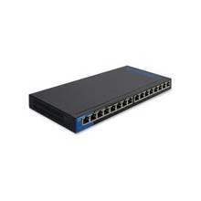 Linksys LGS116 16-Port Gigabit Ethernet Switch - 16 Ports - 10/100/1000Base-T - 2 Layer Supported - Desktop, Wall MountableLifetime Limited Warranty