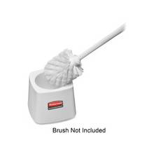 Rubbermaid Toilet Bowl Brush Holder, White - Polypropylene - 1 Each - White