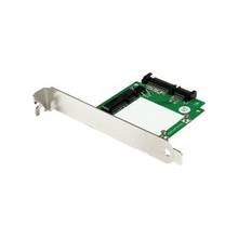 StarTech.com SATA to mSATA SSD Adapter w/ Full and Low Profile Brackets - SATA to Mini SATA Converter Card
