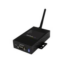 StarTech.com 1 Port Industrial RS-232 / 422 / 485 Serial to IP Ethernet Wireless Device Server with Redundant Power - 1 x Network (RJ-45) - 1 x Serial Port - Fast Ethernet - IEEE 802.11b/g - Wireless LAN - ISM Band ISM Band - Rail-mountable, Wall Mountab