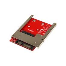 StarTech.com mSATA SSD to 2.5in SATA Adapter Converter - 1 x Total Bay - Serial ATA