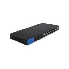 Linksys LGS326 26-Port Business Gigabit Smart Switch - 26 Ports - Manageable - 10/100/1000Base-T - 26 x Network - Twisted Pair - Gigabit Ethernet - 2 Layer Supported - Desktop