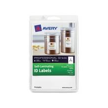 Avery Printable Self-Laminating ID Labels - Permanent Adhesive - 3.25" Width x 2.25" Length - 2 / Sheet - Rectangle - Laser, Inkjet - White - 10 / Pack