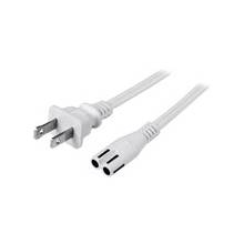 StarTech.com 6 ft White Standard Laptop Power Cord - NEMA 1-15P to C7 - For Notebook - 125 V AC Voltage Rating - 10 A Current Rating - White