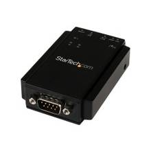 StarTech.com 1 Port RS-232 Serial to IP Ethernet Device Server - DIN Rail Mountable - 1 x Network (RJ-45) - 1 x Serial Port - Fast Ethernet - Rail-mountable