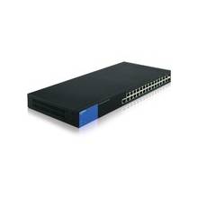 Linksys 28-Port Managed PoE+ Gigabit Switch - 28 Ports - Manageable - 2 x Expansion Slots - 10/100/1000Base-T, 1000Base-X - Shared SFP Slot - 2 x SFP Slots - 3 Layer Supported - DesktopLifetime Limited Warranty