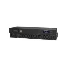 CyberPower PDU15MHVIEC12AT Metered ATS PDU 200-240V 15A 1U 12-Outlets (2) IEC C14 - 12 x IEC 60320 C13 - Network (RJ-45) - 1U - Horizontal Rackmount