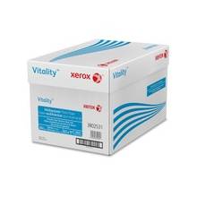 Xerox Vitality Multipurpose Printer Paper - Letter - 8.50" x 11" - 24 lb Basis Weight - 92 Brightness - 5000 / Carton - White