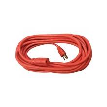 Compucessory Heavy Duty Extension Cord 25', Orange - 125 V AC Voltage Rating - 13 A Current Rating - Orange