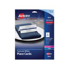 Avery Tent Card - 3.75" x 1.44" - Matte - 150 / Pack - White