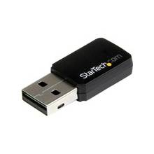 StarTech.com USB 2.0 AC600 Mini Dual Band Wireless-AC Network Adapter - 1T1R 802.11ac WiFi Adapter - USB 2.0 - 433 Mbit/s - 2.48 GHz ISM - 5.83 GHz UNII - External