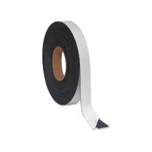 MasterVision Magnetic Adhesive Tape - 0.50" Width x 50 ft Length - 1 Each - Black