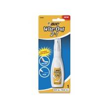 Wite-Out 2-in1 Correction Fluid - Tip, Brush Applicator - 0.51 fl oz - White - Quick Drying - 1 Each