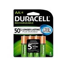 Duracell StayCharged AA Rechargeable Batteries - AA - Nickel Metal Hydride (NiMH) - 4 / Pack