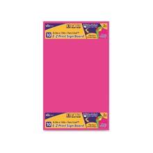 Geographics E-Z Print Printable Poster Board - 8.50" x 14" - 10 / Pack - Pink, Canary, Red, Green