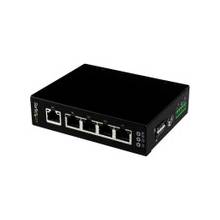 StarTech.com 5 Port Unmanaged Industrial Gigabit Ethernet Switch - DIN Rail / Wall-Mountable - 5 Ports - 10/100/1000Base-T - 2 Layer Supported - Rail-mountable, Wall Mountable - 2 Year