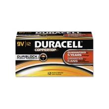 Duracell 9-Volt CopperTop Batteries - Alkaline - 9 V DC - 12 / Box