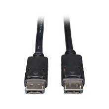 Tripp Lite 1ft DisplayPort Cable with Latches Video / Audio DP 4K x 2K M/M - DisplayPort for Monitor, Audio Device, Home Theater System - 1 ft - 1 x DisplayPort Male Digital Audio/Video - 1 x DisplayPort Male Digital Audio/Video - Black"
