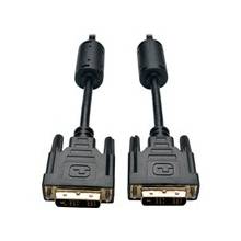 Tripp Lite 18in DVI Single Link Digital TMDS Monitor Cable DVI-D M/M 18" - DVI for Video Device, Monitor, Projector, TV - 1.50 ft - 1 x DVI-D (Single-Link) Male Digital Video - 1 x DVI-D (Single-Link) Male Digital Video - Gold-plated Contacts - Shielding