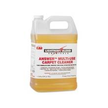 Franklin Ultra-concent'd Carpet Cleaner - Concentrate Liquid Solution - 1 gal (128 fl oz) - Fresh, Apple Scent - 1 Each - Pale Yellow