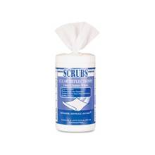 SCRUBS Clear Reflections Glass Cleaner Wipes - Wipe - Citrus Scent - 6" Width x 10.50" Length - 90 - 90 / Each - Lavender