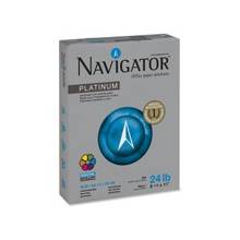 Navigator Platinum Copy & Multipurpose Paper - Letter - 8.50" x 11" - 24 lb Basis Weight - 0% Recycled Content - Extra Smooth - 99 Brightness - 5000 /