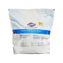 Clorox Healthcare Bleach Germicidal Wipes - Ready-To-Use Wipe - 110 - 2 / Carton - White