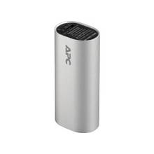 APC Mobile Power Pack, 3000mAh Li-ion Cylinder, Silver - For Mobile Device, Smartphone, Tablet PC - Lithium Ion (Li-Ion) - 3000 mAh - 1 A - 5 V DC Output - 5 V DC Input - 2 x - Silver