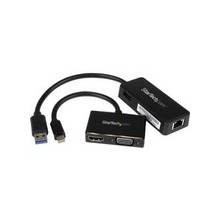 StarTech.com 2-in-1 Accessory Kit for Surface and Surface Pro 4 - mDP to HDMI or VGA - USB 3.0 to GbE - Also works with Surface Pro 3 and Surface 3