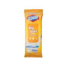 Clorox Big Jobs All-purpose Cleaning Wipes - Wipe - Citrus Scent - 12 - 1 Each - White