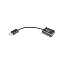 Tripp Lite 6in DisplayPort to VGA Adapter Active Converter DP to VGA M/F DPort 1.2 6" - DisplayPort 1.2/VGA for Video Device, Monitor, Projector, TV, Graphics Card - 6" - 1 x DisplayPort Male Digital Video - 1 x HD-15 Female VGA - Gold Plated, Gold-plate