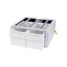 Ergotron SV43/44 Supplemental Double Tall Drawer - 1 lb Weight Capacity - Gray, White