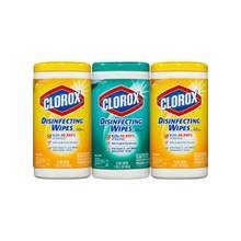 Clorox Disinfecting Wipes Canister Pack - Wipe - 225 / Packet - 1 Pack - White
