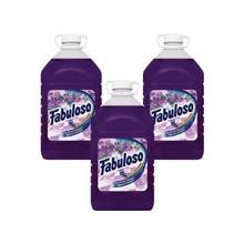 Fabuloso Multi-use Cleaner - Liquid Solution - 1.32 gal (169 fl oz) - Fresh, Lavender Scent - 3 / Carton - Purple