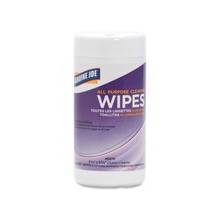 Genuine Joe All Purpose Cleaning Wipes - Wipe - 5.13" Width x 5.88" Length - 100 / Canister - 12 / Carton - Multi