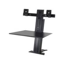 Ergotron WorkFit Desk Mount for Monitor, Keyboard - 24" Screen Support - 25 lb Load Capacity - Black