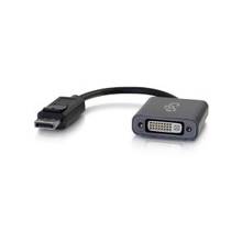 C2G DisplayPort to DVI Adapter -DisplayPort to DVI-D Active Converter-Black - DisplayPort/DVI for Video Device, Projector, Monitor, Graphics Card, Notebook, HDTV - 8" - DisplayPort Male Digital Video - DVI Female Digital Video - Black