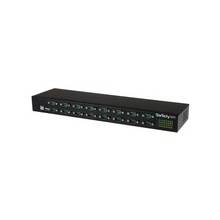 StarTech.com 16 Port USB to Serial Adapter Hub - USB to RS232 Port Adapter with Daisy Chain - Rackmount - 1 Pack - External - USB - PC, Linux, Mac - 16 x Number of Serial Ports External
