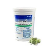 Diversey EasyPaks Detergent/Disinfectant - Concentrate - 0.50 fl oz - Lemon Scent - 1 Each - Green
