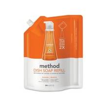 Method Clementine Scent Dish Soap Refill - Liquid Solution - 0.28 gal (36 fl oz) - Clementine Scent - 1 Each - Orange